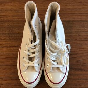 Brand New Converse Hi Top White Sneakers